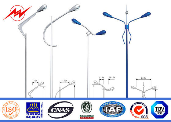 Zonne 2.75mm Dubbele 12m overtreffen Gegalvaniseerd Staal Pool voor Wegverlichting