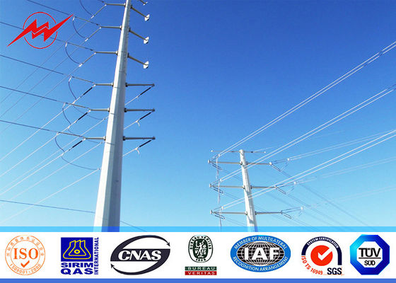 de kegel 11m Q235 materiële stroompool galvaniseerde enige sectie