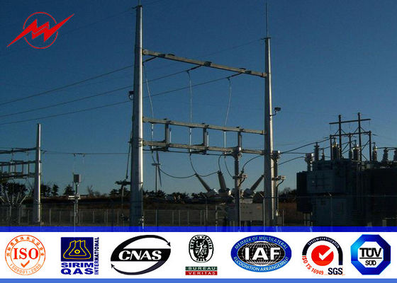 de kegel 11m Q235 materiële stroompool galvaniseerde enige sectie