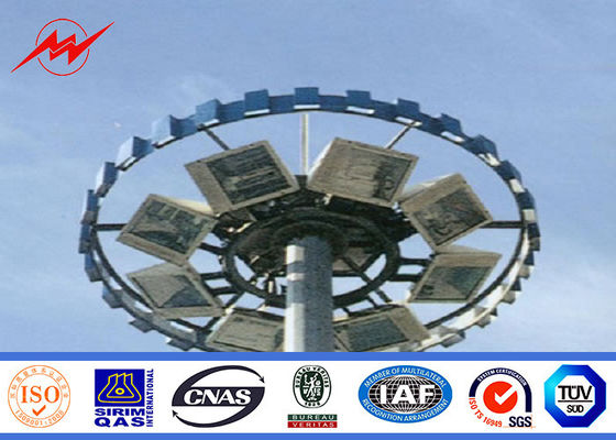 De openlucht vouwende Hoge Mast Pool van de machtspool met het opheffen van systeem