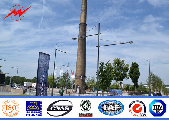 11m het Poeder die het Dubbele Parkeerlicht Polen met een laag bedekken van de Wapenstraat maakt Warmgewalst Staal waterdicht