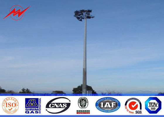 Luchthaven30m HDG Hoge Mast Pool met dubbel lantaarnpaneel voor de verlichting van het 100 vierkante metersstadion