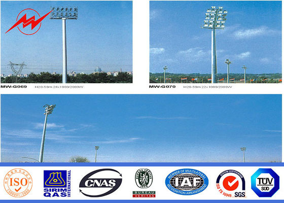 3 van de Witte Staal Decoratieve Secties met hoge weerstand Straatlantaarn Pool Antiroest