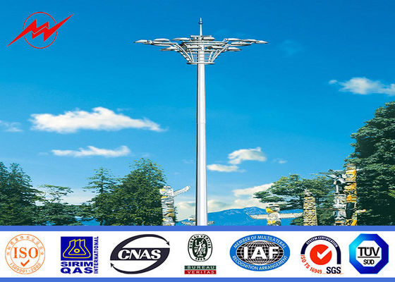 Gouden Kleur 15m het Lassen Hoge Mastverlichting Polen voor Luchthaven/School/Villa's