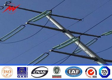 van het het Staalnut van 10m 2.5KN het materiaal van Pool Q345 voor de distributiemacht van Afrika Electicity met galvanisatie
