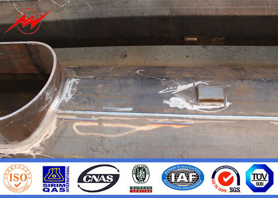 De draaglijke Ronde Hoge Mast Lichte Pool van het Hete Onderdompelings Gegalvaniseerde Staal voor Vierkant