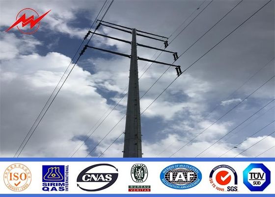 132KV middelgrote Voltage Gegalvaniseerde Transmissielijn Pool Antiroest 315m