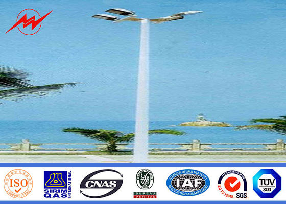 Professionele 25m 8 Kanten galvaniseerden Staal Openlucht Vierkante Lichte Pool 10 KV ~550 KV