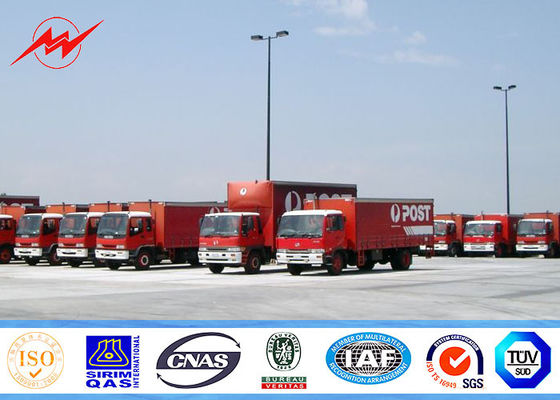 het Kegel Verminderde Parkeerterrein Lichte Pool, Vierkante Buiten Lichte Polen van 10m