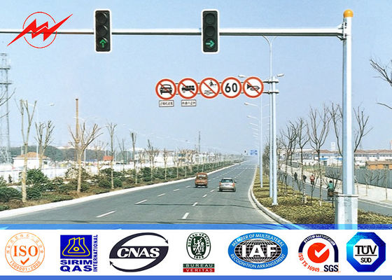 Kegel/om 5m Poederdeklaag Gegalvaniseerd Staal Pool voor Verkeerssysteem