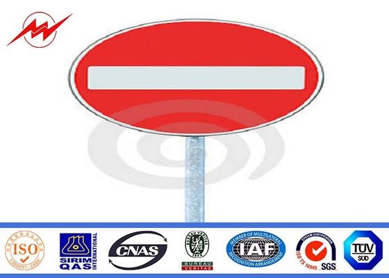 Professionele 6M Veelhoekige Polen-LEIDENE Verkeersteken voor Camera Controle