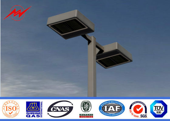 blauwe Vierkante Lichte de Straatverlichting Polen 4mm Dikte 1.5m van 10m Licht Wapen voor Parkeerterrein