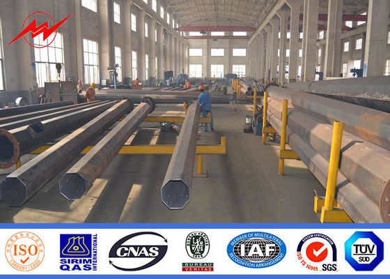 8m Hoogtestraatlantaarn Pool 1m de Dubbele Verlichting Pool 3mm van het Wapenparkeerterrein Dikte