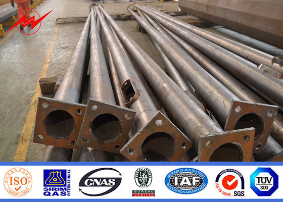 8m Hoogtestraatlantaarn Pool 1m de Dubbele Verlichting Pool 3mm van het Wapenparkeerterrein Dikte