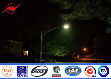 Hot Dip gegalvaniseerde straatlantaarns met een kleurvolle polyesterverlichting