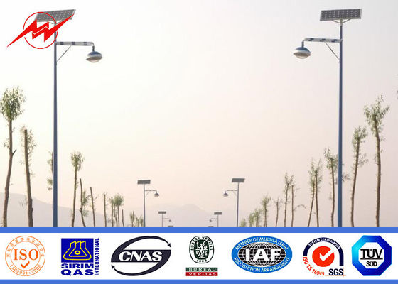 8m Hoogtestraatlantaarn Pool 1m de Dubbele Verlichting Pool 3mm van het Wapenparkeerterrein Dikte