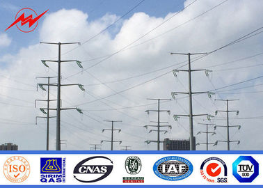 18m 300-1000KG Design Load Steel Power Pole voor hoogspanningstransmissie