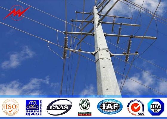 De veelhoekige Vorm 200Dan laadt 11M Hoogte Gegalvaniseerd Staal Pool met het Lassennorm van AWS D1.1