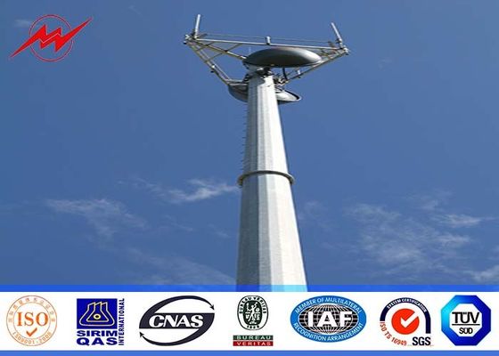 Professionele Gegalvaniseerde Monopool-Toren Kegelvorm met Ankerbout