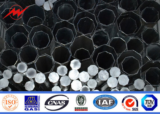 De openlucht 4mm Veelhoekige 12m Galvanisatie van Polen van de Staaltransmissie