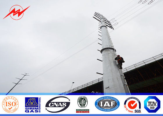 Het kegel 12.2m 1280kg Nut Pool van het Ladingsstaal voor Machts65kv Distributie