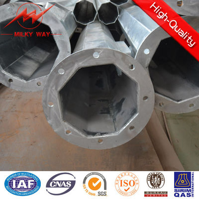 Gegalvaniseerde 14mm 3KN Staalmacht Pool 8mm Dikte voor de Lijn van de Distributiemacht