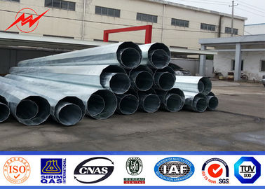 Hot Dip gegalvaniseerd Q345 GR65 elektrische stroompool voor lange levensduur en corrosiebestendigheid