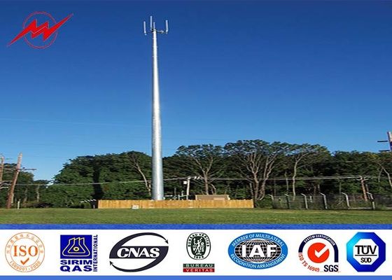 90 Voet Drie Secties galvaniseerden Monopool-Torenronde met Gegalvaniseerde Gestapte Bout