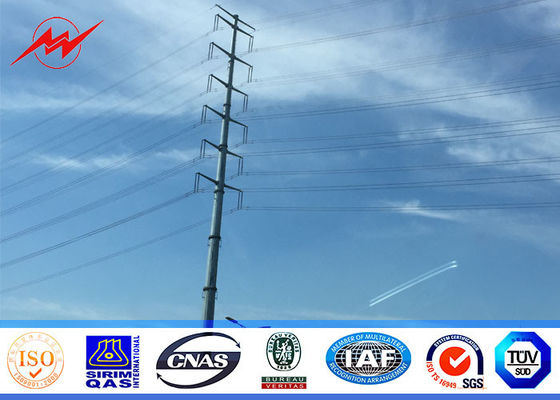 Achthoekige 11.8M Gegalvaniseerde Dragende Lading 3.5mm van Elektromachtspool 6.5KN Dikte