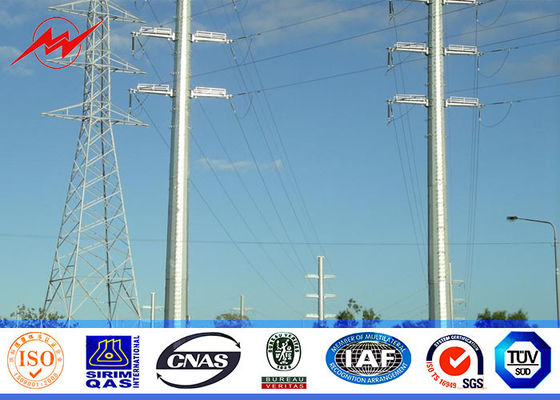 Achthoekige 11.8M Gegalvaniseerde Dragende Lading 3.5mm van Elektromachtspool 6.5KN Dikte