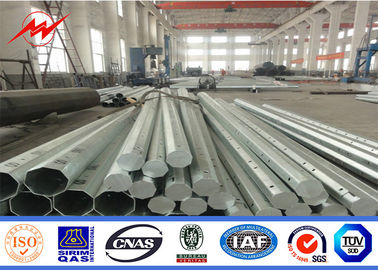 NEA Hot Dip Galvanized Tubular Pole 25ft 35ft 45ft Voor stroomoverdracht