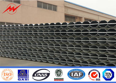 Hot Dip Galvanisatie Power Steel Pole Multi Pyramidal Met Transmissie