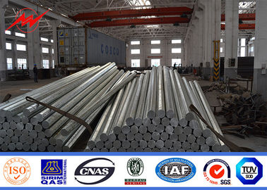 Hot Dip Galvanisatie Power Steel Pole Multi Pyramidal Met Transmissie