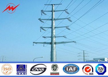 Hot Dip gegalvaniseerd Q345 GR65 elektrische stroompool voor lange levensduur en corrosiebestendigheid