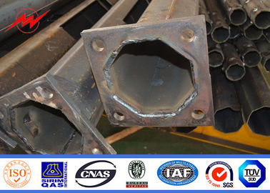 2.75mm 5-6m Led Street Light Pole Hot Dip Galanization Steel Voor Airport Seaport Plaza Stadium