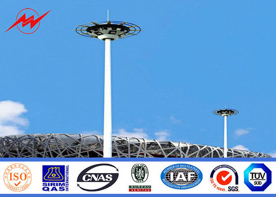 GR50 staal 12 Lichten van de de Masttoren 10nos 200W HPS van het Kantenstadion Lichte Hoge met Rasing Sytem Maintanence