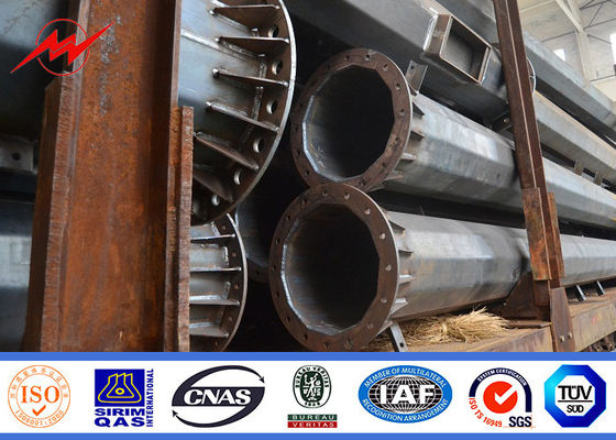 Gegalvaniseerde Q235 kiezen Wapen Elektrische Straatlantaarn Polen met 4mm Dikte uit