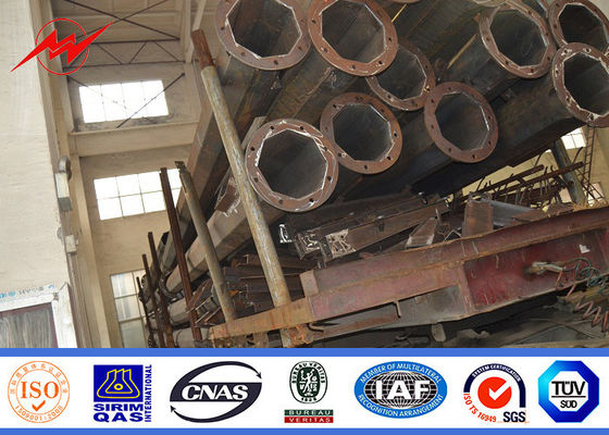 Gegalvaniseerde Q235 kiezen Wapen Elektrische Straatlantaarn Polen met 4mm Dikte uit