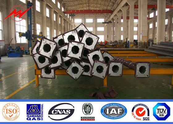 Van het het Wapenstaal van Q235singal de Hoge Mast Lichte Pool 6 Meters met 15 van de Garantiejaar Tijd