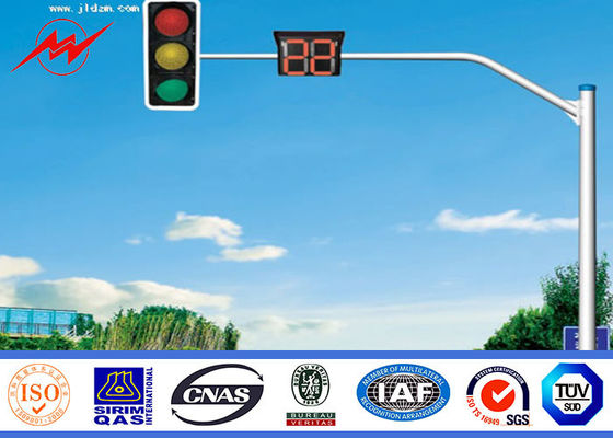 Staal IP65 6m Verkeerslicht Pool, Gegalvaniseerde Straatverlichting Pool