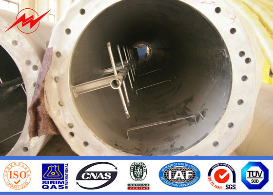60M Professionele Monopole Telecommunicatietoren met de Galvanisatienorm van ASTM A123