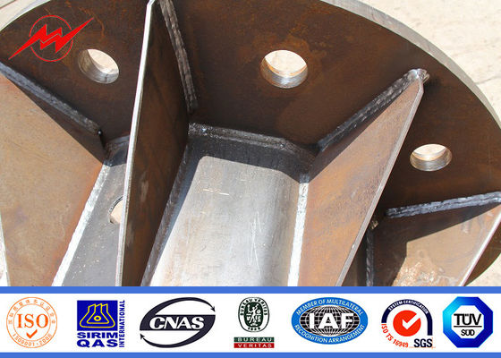 Hoge Mastvierkant/Yard/Industriële Straatlantaarn Polen Kegel Gegalvaniseerde Pool