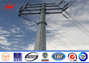 15M 1200 Dan Steel Power Pole, Tubulair Staal Pool met GalvanisatieOppervlaktebehandeling