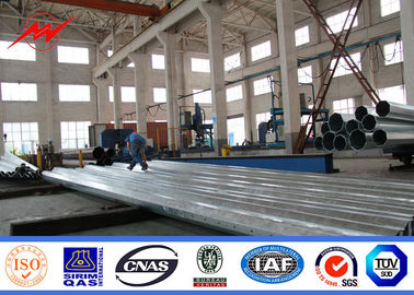 15M 1200 Dan Steel Power Pole, Tubulair Staal Pool met GalvanisatieOppervlaktebehandeling