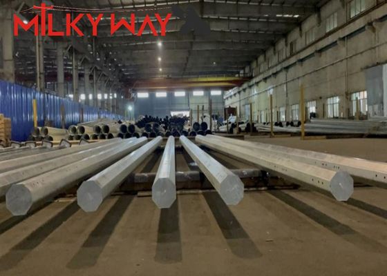 Silver White Steel Power Pole Specificaties voor lasnormen CWB en AWS D 1.1