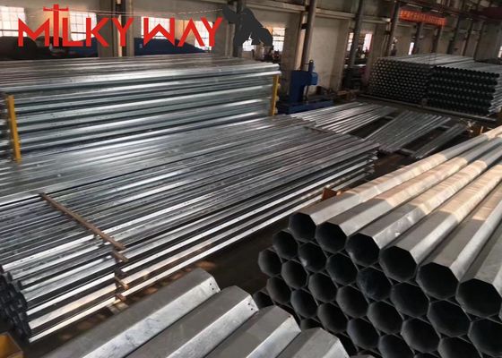 Silver White Steel Power Pole Specificaties voor lasnormen CWB en AWS D 1.1