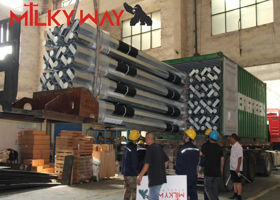 10m achthoekige straatlantaar Q235 Hot-Dip Galvanized Steel