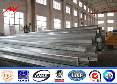 17 M Polygonal Tapered Steel Tubulaire Pool voor het Project van de Transmissielijn