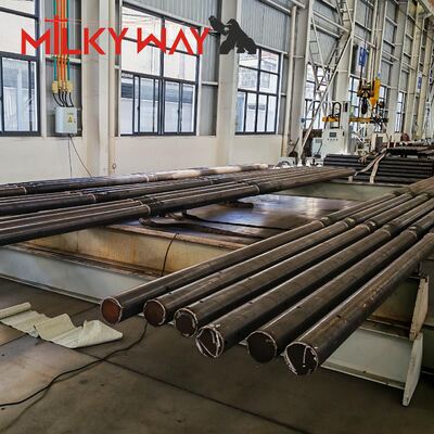 9 METER BUIZENSTAAL PALEN  SPANNING IRAKESE TRAPSTAAL PALEN