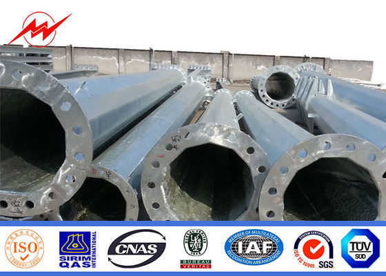 Distributiestaal Tubulaire Pool, de Gegalvaniseerde Toren van Pool van de Staaltransmissie